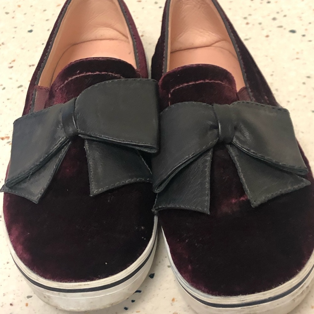 Kate Spade purple velvet slip ons - Picture 10 of 10